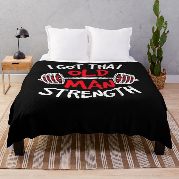 Item preview, Old Man Strength Funny Father Workout Weightlifting Training Lifting designed and sold by modernmerch.
