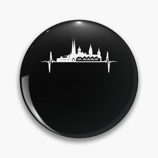 Item preview, Chemnitz Heartbeat Gift Chemnitz Skyline designed and sold by 1681830934131.