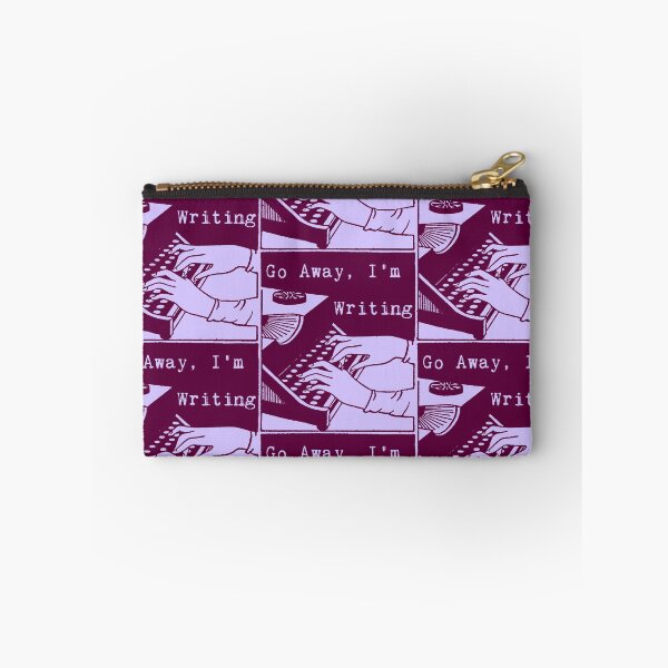 Item preview, Go Away, I'm Writing (Plum/Lilac) designed and sold by LittleVixen.