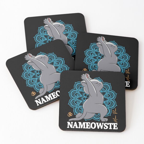 Item preview, Nameowste yoga cat designed and sold by Stil-Mix.