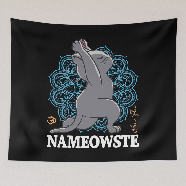 Item preview, Nameowste yoga cat designed and sold by Stil-Mix.