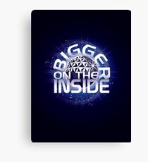 SSE-Bigger on the Inside-Blue Canvas Print