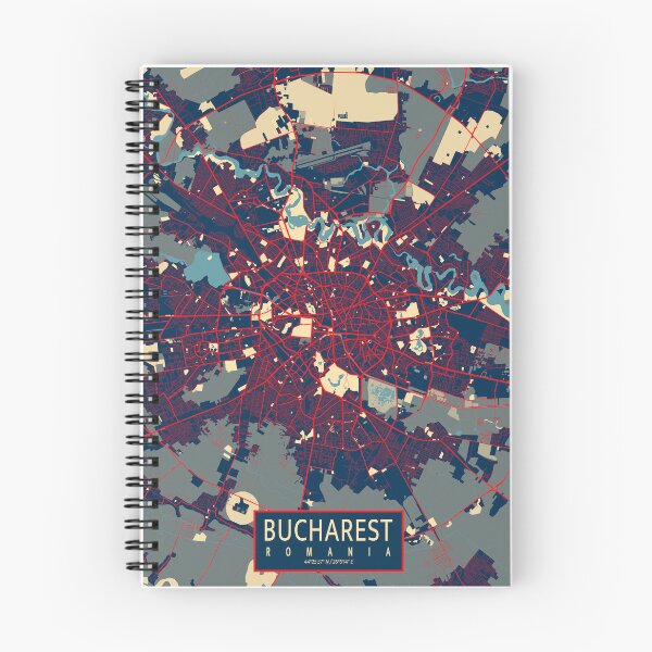 Item preview, Bucharest City Map of Romania - Hope designed and sold by deMAP.