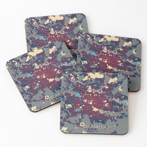 Item preview, Bucharest City Map of Romania - Hope designed and sold by deMAP.