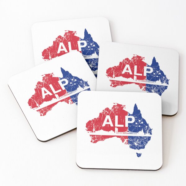 Item preview, ALP, Australian Labor Party with Canberra Skyline designed and sold by Manoroma.