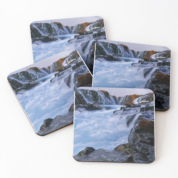 Item preview, Bruarfoss Waterfall, Icelandic Glaciers designed and sold by PureCanvas.