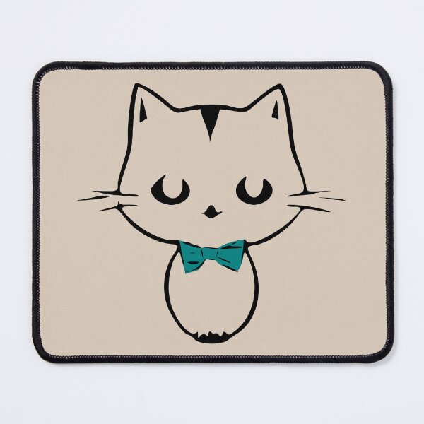 Item preview, Cute Kawaii Kitten with bow tie designed and sold by pixelspantry.
