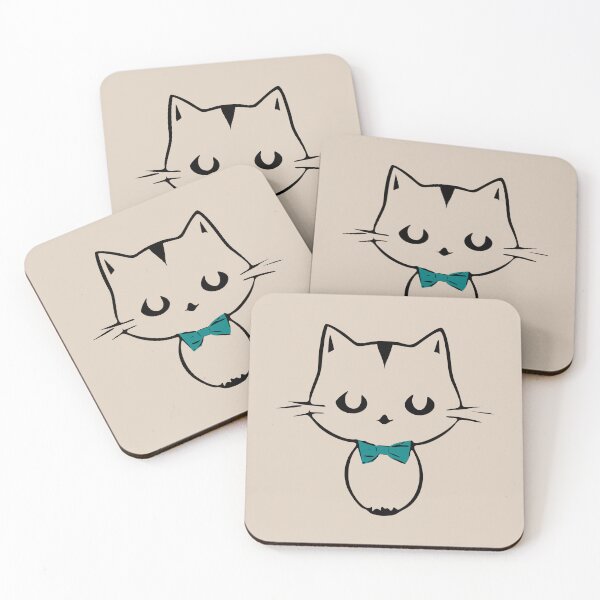 Item preview, Cute Kawaii Kitten with bow tie designed and sold by pixelspantry.