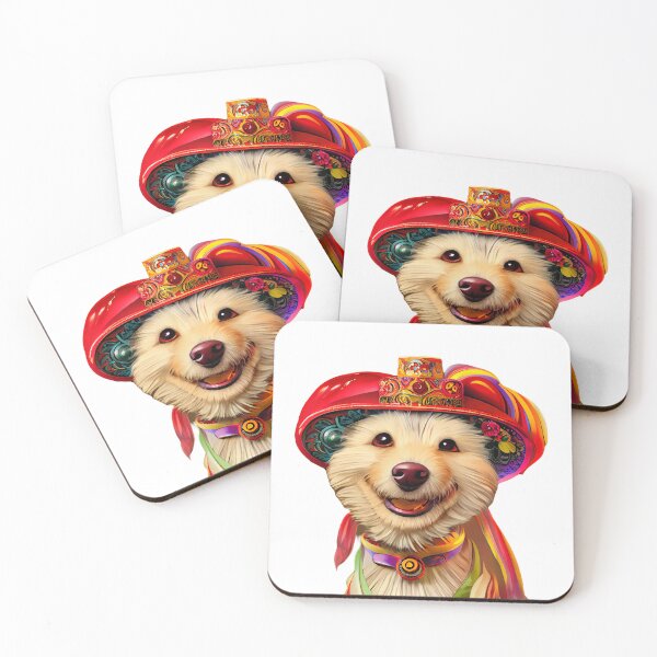 Item preview, Smiling dog with hat I designed and sold by Dusanel.
