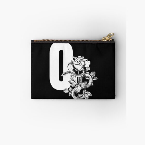 Item preview, O Botanical Monogram. Peony snake floral letter designed and sold by Emotionsy.