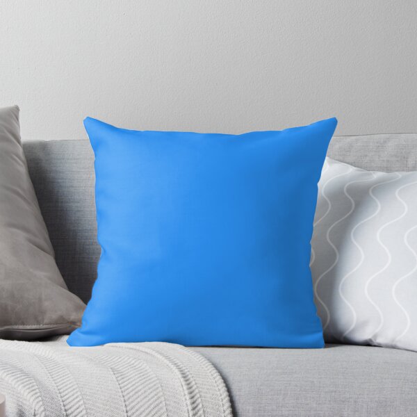 Item preview, PLAIN SOLID DODGER BLUE-100 BLUE SHADES ON OZCUSHIONS ON ALL PRODUCTS  designed and sold by ozcushions.
