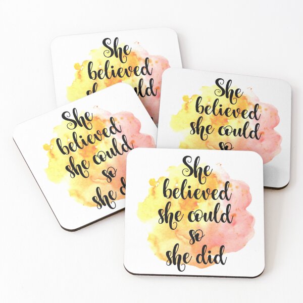 Item preview, She Believed She Could designed and sold by Jenn Graham.