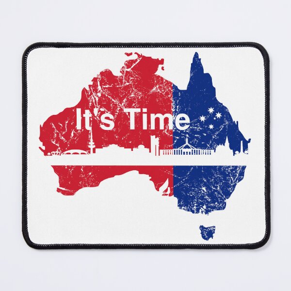 Item preview, Australian Labor Party, Its Time with Canberra Skyline designed and sold by Manoroma.