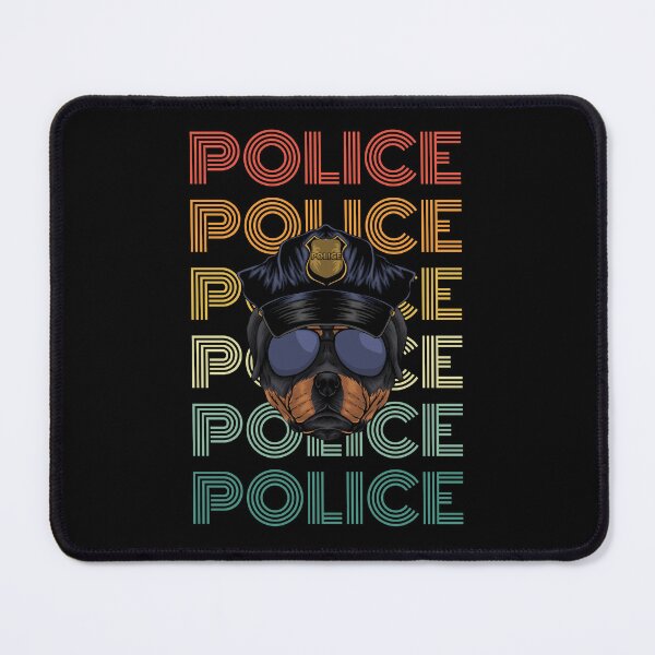 Item preview, Police Retro Design Police Dog designed and sold by RockBeeDesigns.