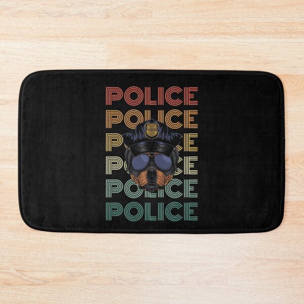 Item preview, Police Retro Design Police Dog designed and sold by RockBeeDesigns.