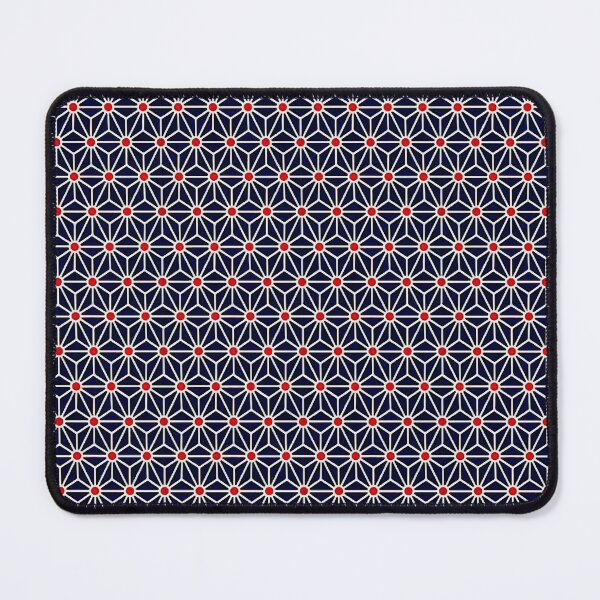 Item preview, Beautiful Pattern # 31 Blue triangles and red dots geometry designed and sold by PrMoonlessNight.