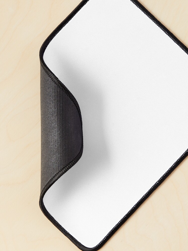 White white Mouse Pad by PrMoonlessNight