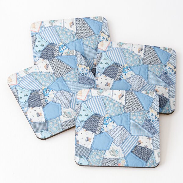 Item preview, Blue shades kids  patchwork designed and sold by reka88.