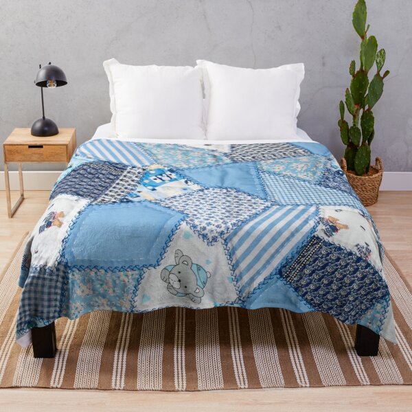 Item preview, Blue shades kids  patchwork designed and sold by reka88.