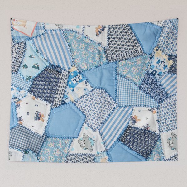 Item preview, Blue shades kids  patchwork designed and sold by reka88.