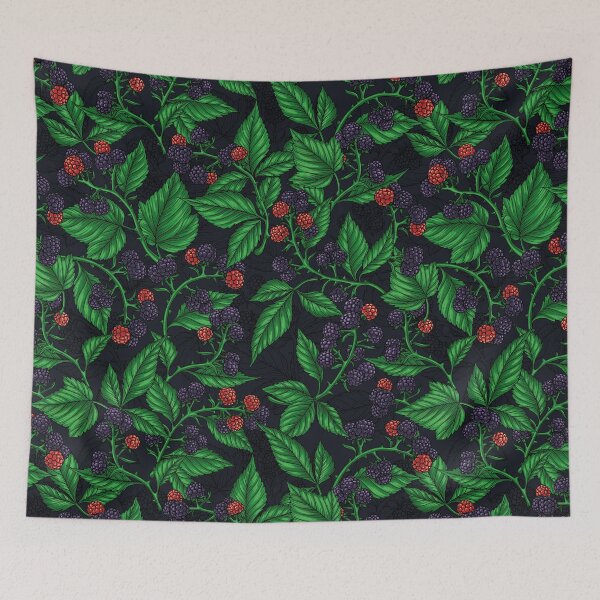 Item preview, Blackberries on dark gray designed and sold by Katerina Mitkova Kirilova.