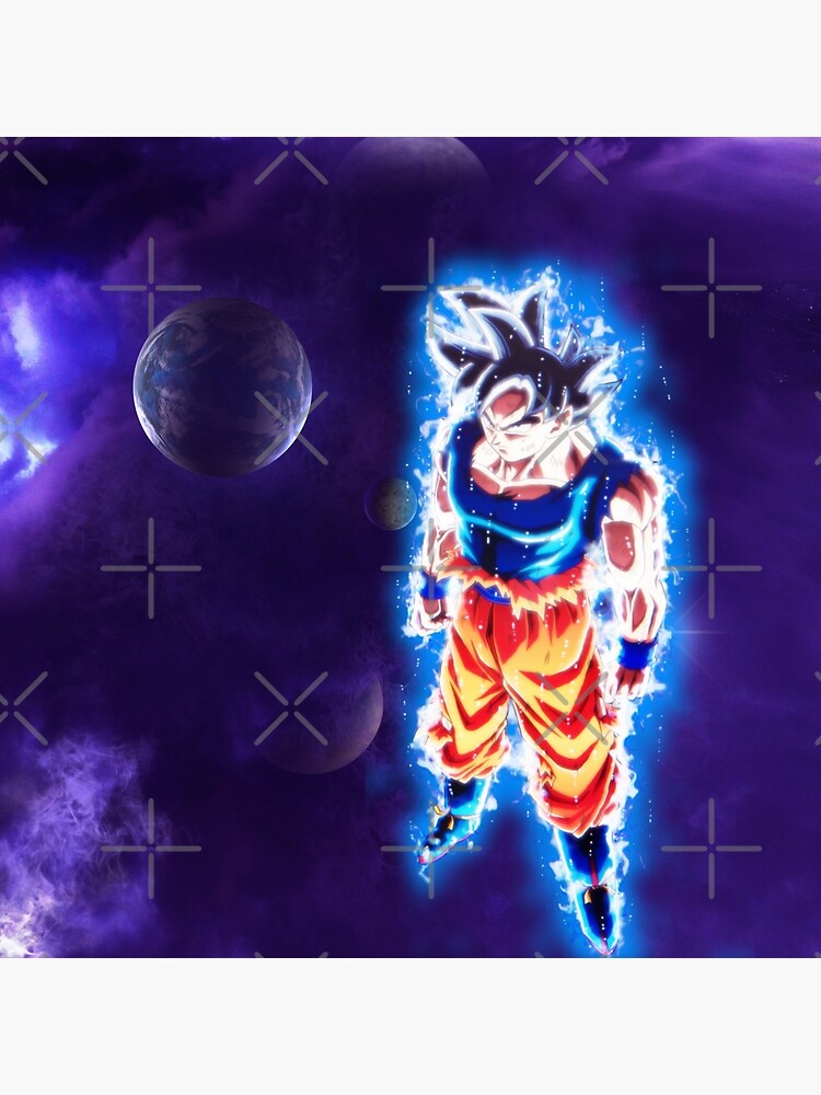 Son goku super sayan blue dragon ball super ultra god mession ep 4  Wallpaper  Art Board Print for Sale by Maystro-design