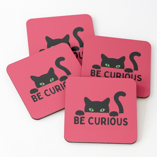 Item preview, Vintage Be Curious Cat illustration  designed and sold by garniturex.