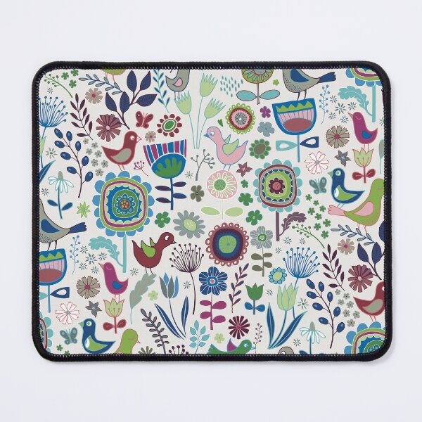 Item preview, Birds and Blooms - Iznik - Pretty Floral Bird Pattern by Cecca Designs designed and sold by Cecca-Designs.