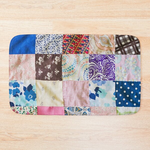 Item preview, Colorful retro patchwork designed and sold by reka88.
