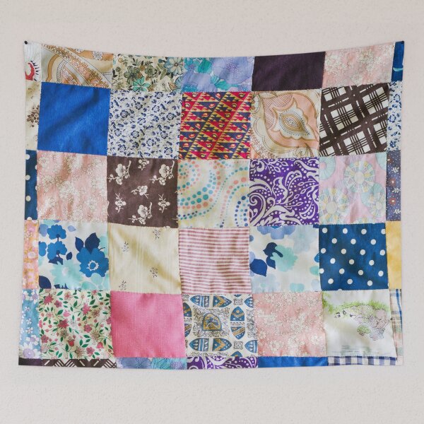 Item preview, Colorful retro patchwork designed and sold by reka88.