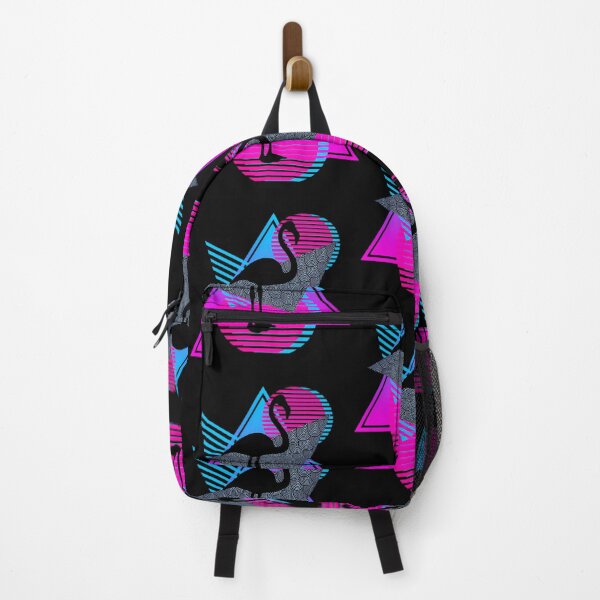 Item preview, vaporwave aesthetics FLAMINGO 80s retro triangle designed and sold by bilacimaiyep.