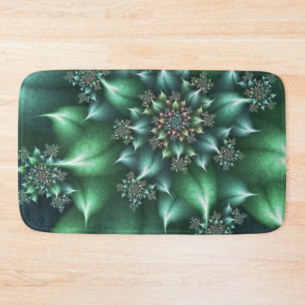 Item preview, Green Spiky Floral designed and sold by pinkal.