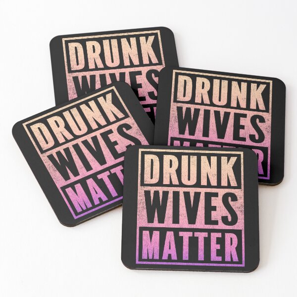 Item preview, Drunk Wives Matter Fading Color Fade Funny Wife designed and sold by PandaPope.
