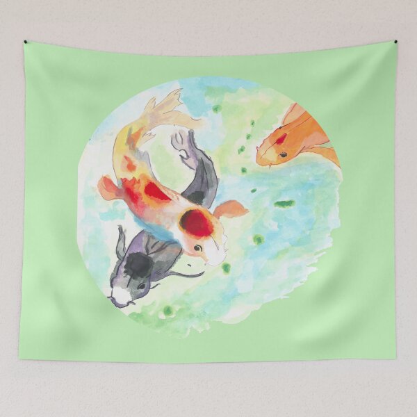 Item preview, Koi fish River designed and sold by T2wins Design.