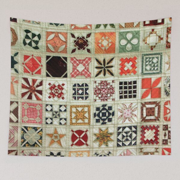 Item preview, Colorful retro patchwork designed and sold by reka88.
