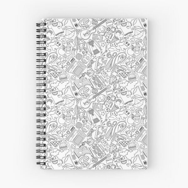 Item preview, Doodles (black and white) designed and sold by freshinkstain.