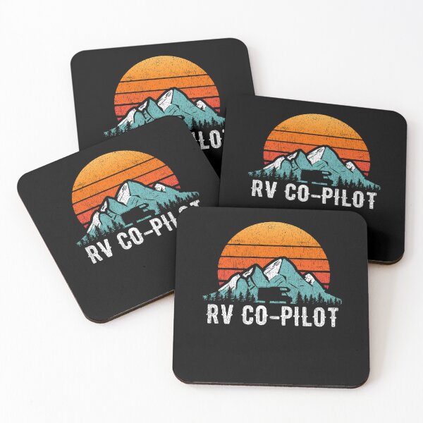 Item preview, Motorhome Travel Stuff RV Vacation Retro RV Co-Pilot designed and sold by PandaPope.