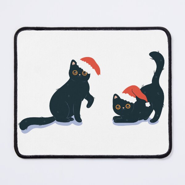 Item preview, Four cute little kittys wearing santa hats designed and sold by janesg.
