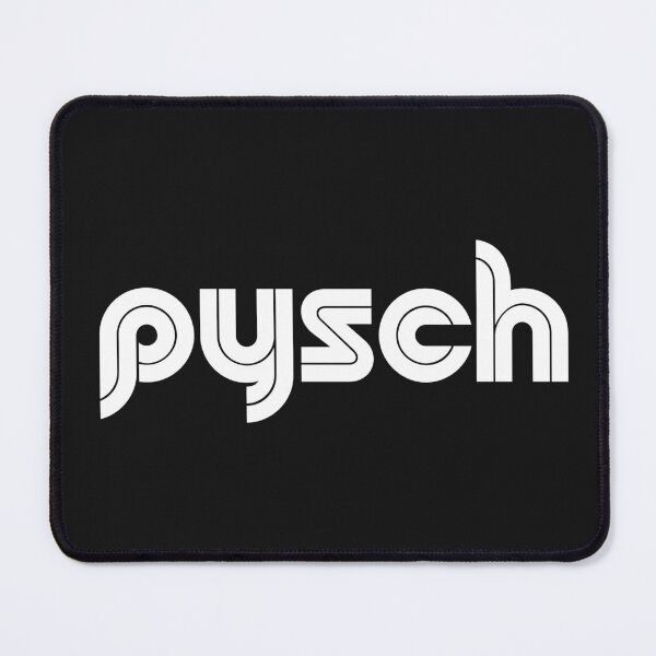 Item preview, Psych White Bold Typography designed and sold by garniturex.