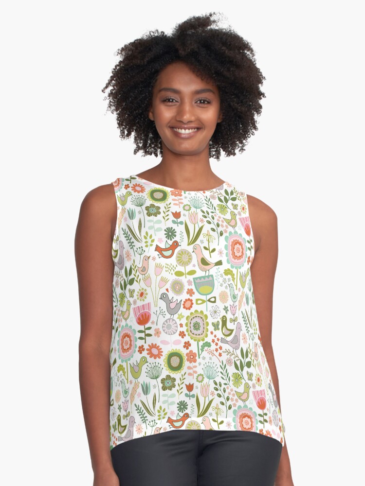 Item preview, Sleeveless Top designed and sold by Cecca-Designs.