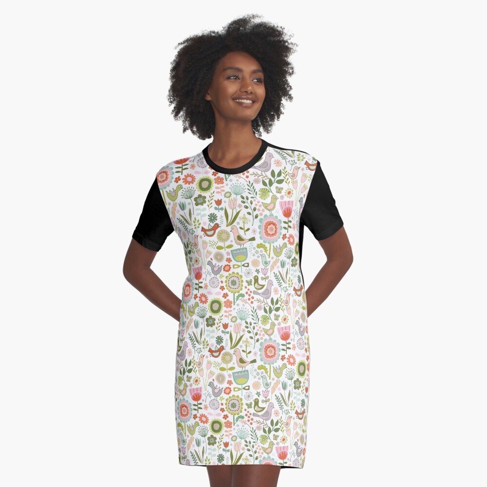 Item preview, Graphic T-Shirt Dress designed and sold by Cecca-Designs.