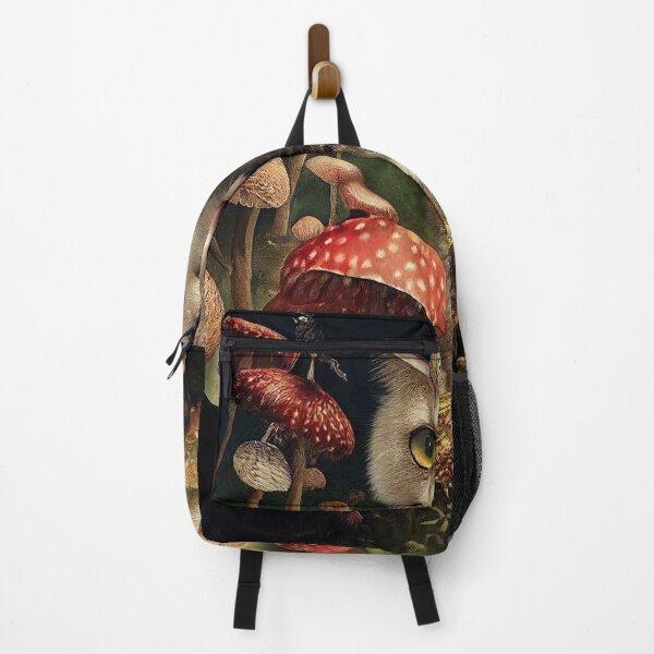 Item preview, Cat in the forest of fly agarics designed and sold by GorinART.