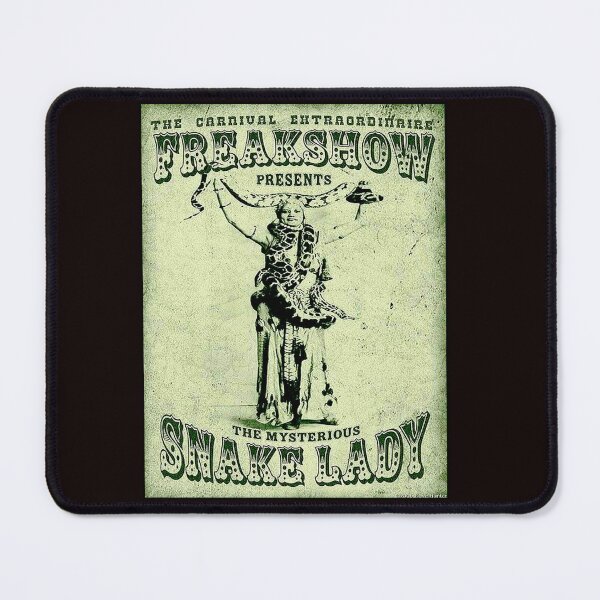 Item preview, FREAK SHOW : Carnival Snake Lady Advertising Print designed and sold by posterbobs.