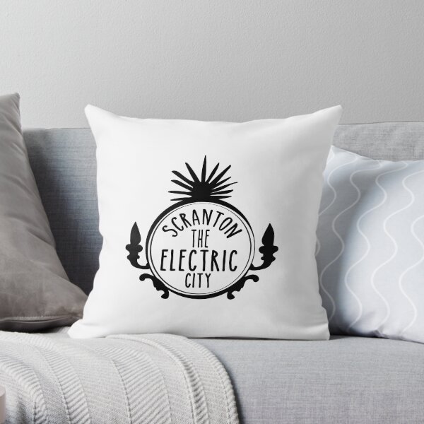 Scranton Electric City Throw Pillow