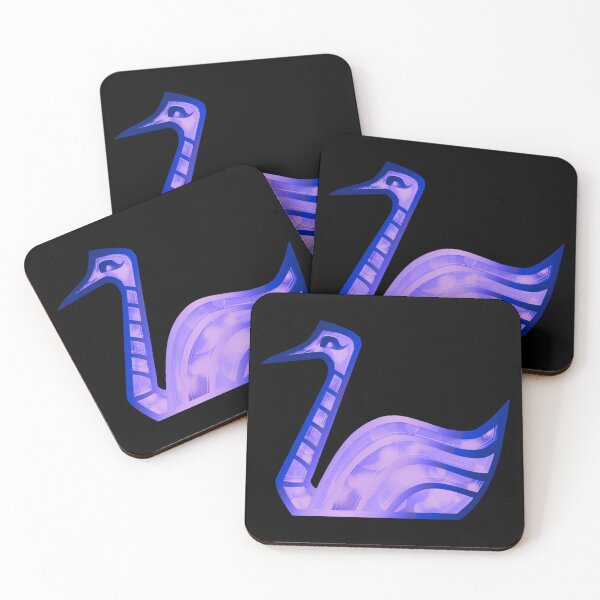 Item preview, Purple Silhouette of a Swan, Animals style designed and sold by Dven-Clothes.