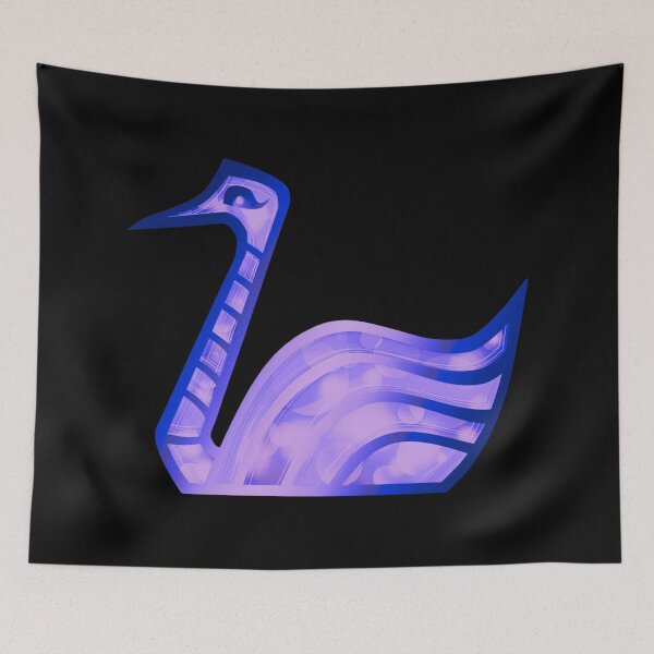 Item preview, Purple Silhouette of a Swan, Animals style designed and sold by Dven-Clothes.