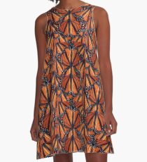 Monarch Butterflies Art A-Line Dress