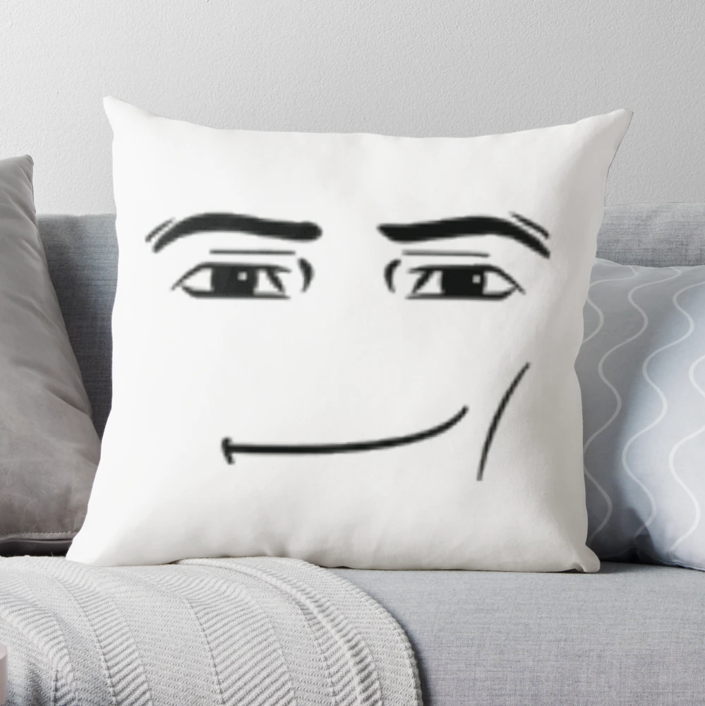 Man face Throw Pillow by MarkTheUser