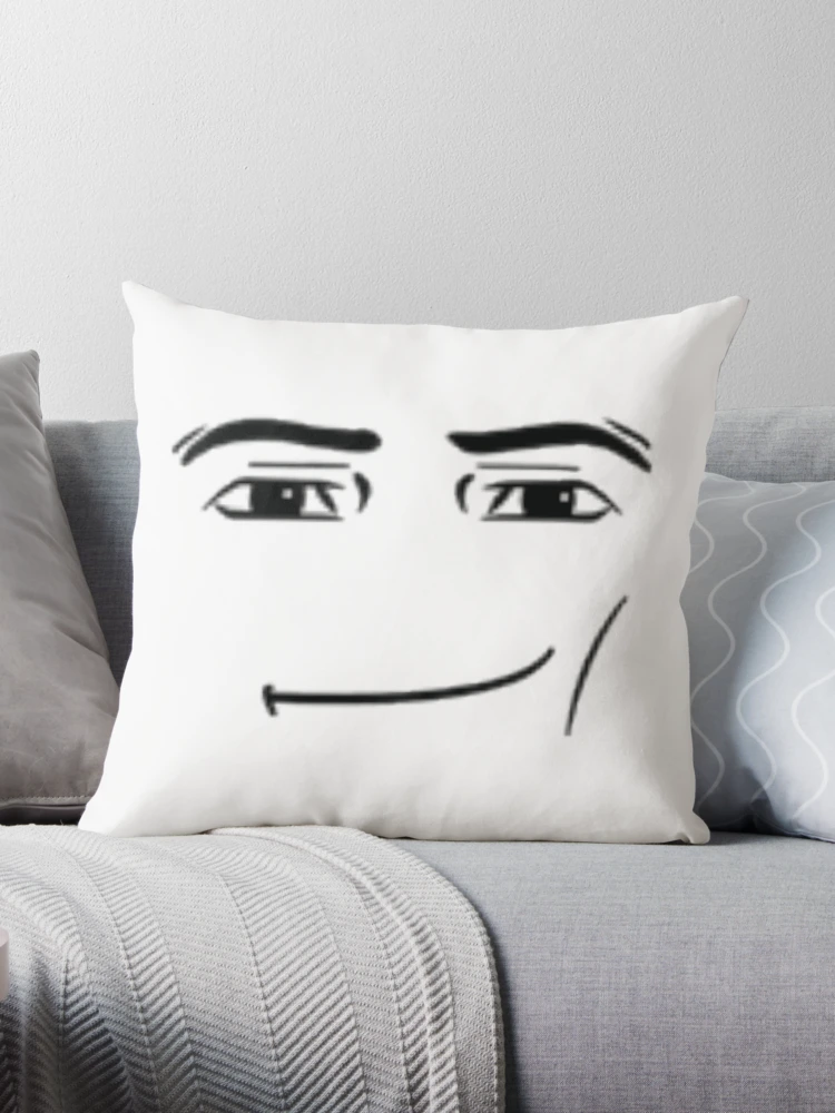 Man face Throw Pillow by MarkTheUser