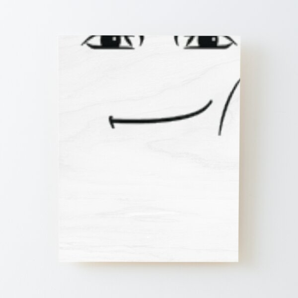 Man Face Roblox | Art Board Print